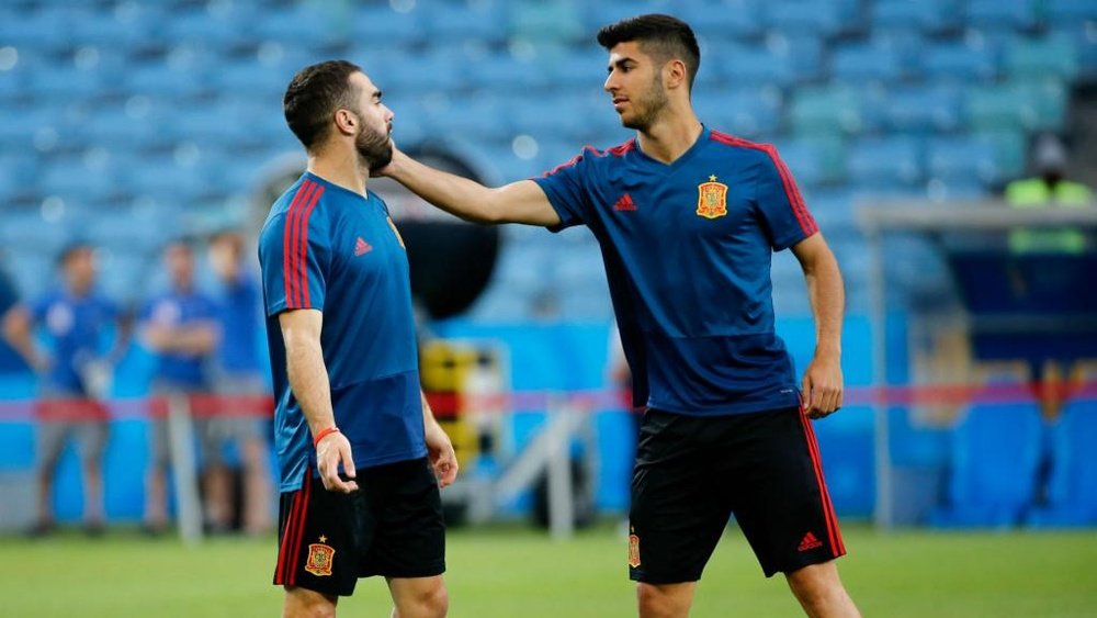 Hierro says Carvajal is fit for the game. GOAL