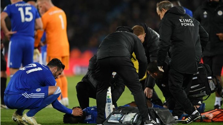 Puel hopes Amartey's injury isn't as bad as it looked