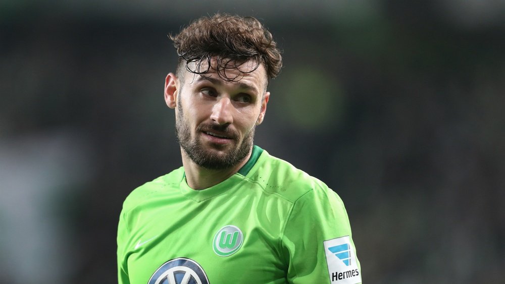Daniel Caligiuri during a match with Wolfsburg. Goal