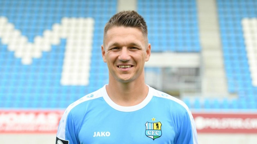 Daniel Frahn has been dismissed by Chemnitzer for sitting with far-right supporters. GOAL