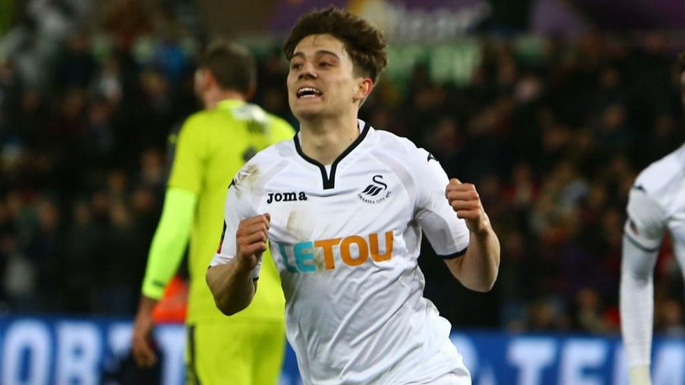 United, visite per Daniel James. Goal