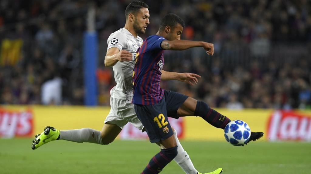 Danilo DAmbrosio Rafinha Barcellona Inter Uefa Champions League