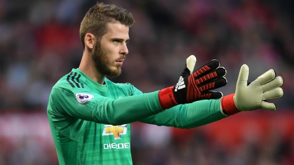 David de Gea pictured during United's defeat to Juventus in the Champions League. GOAL