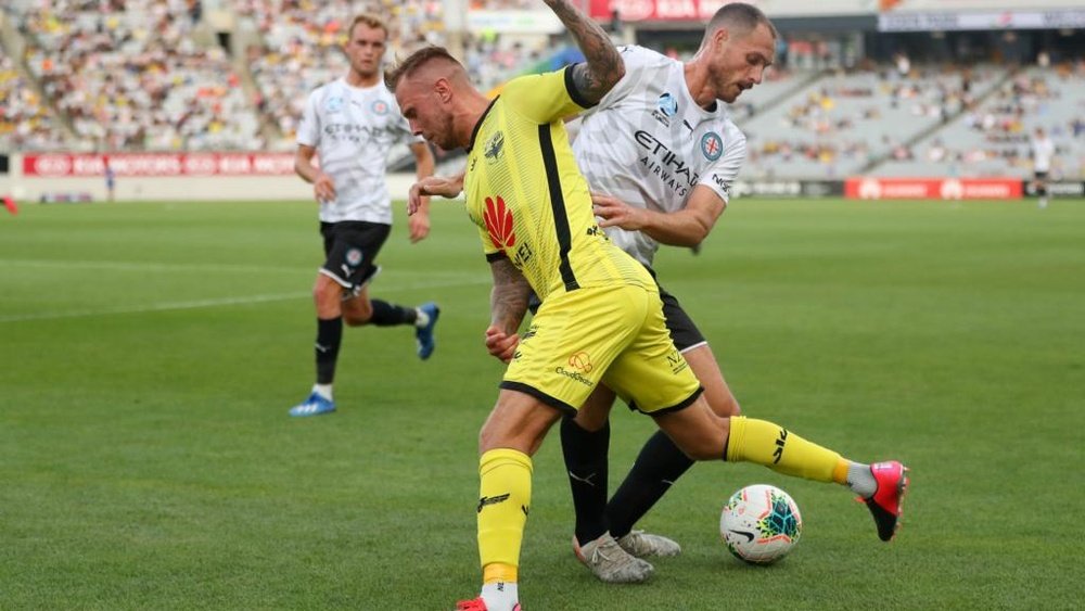 David Ball sent Melbourne City to defeat in Wellington. GOAL