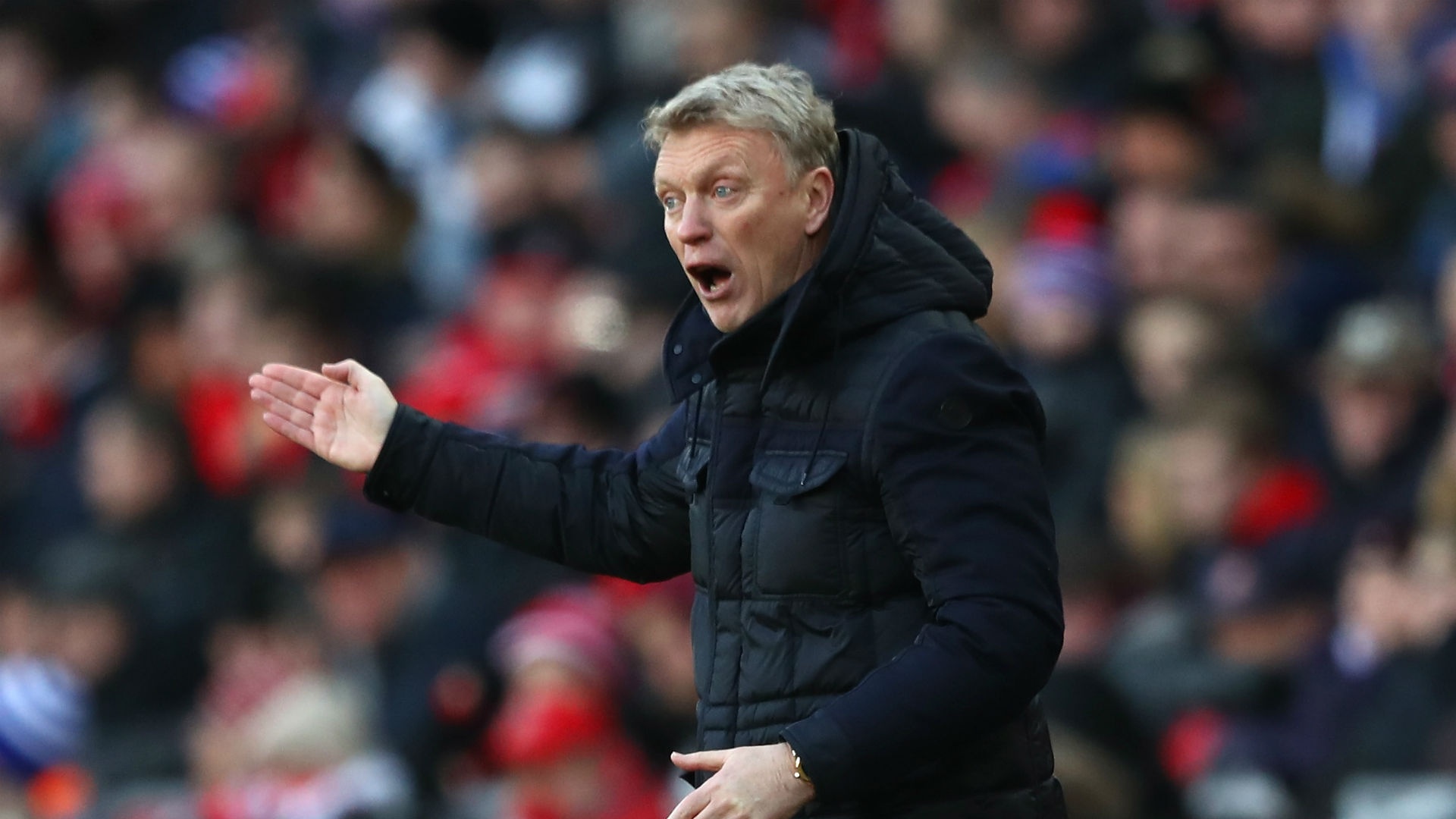 Moyes' Sunderland lost 3-1 at home to Stoke. Goal
