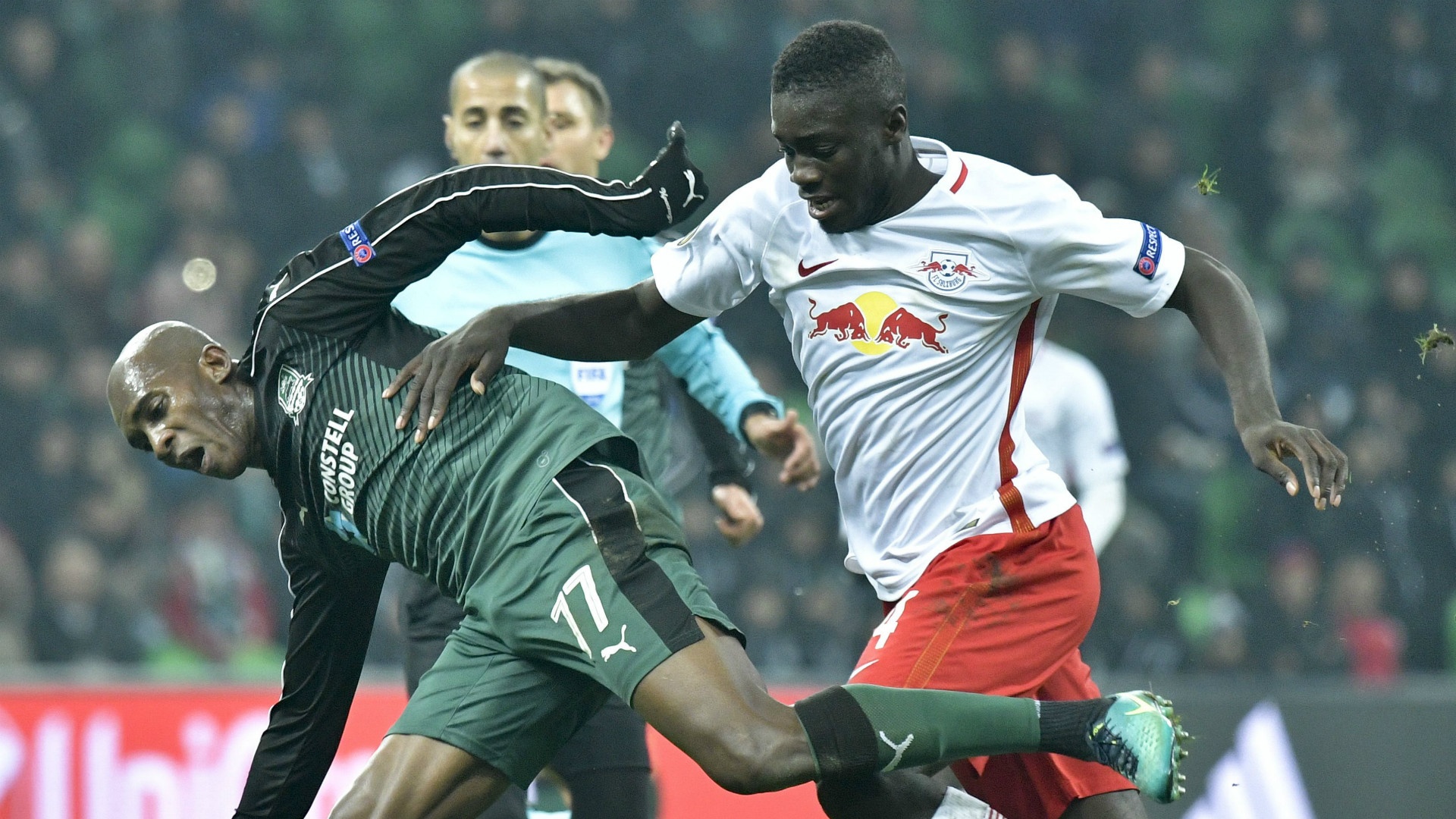 Upamecano is popular. Goal