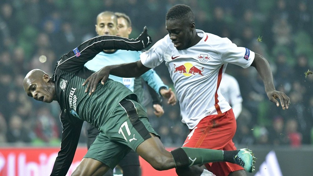 Upamecano is popular. Goal