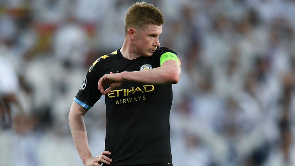 De Bruyne an injury doubt for Manchester derby. AFP
