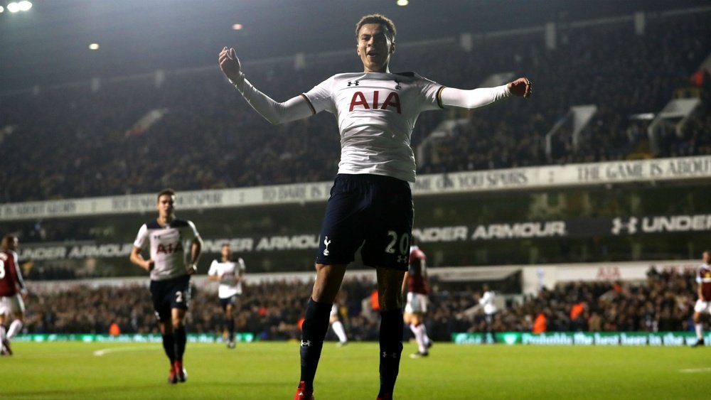 Dele Alli dans le match de Premier League entre Burnley et Tottenham. AFP