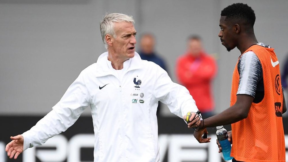Deschamps tacle Dembélé. AFP