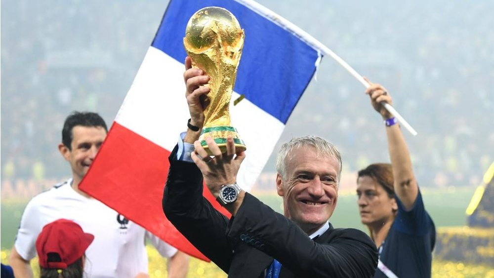 Didier Deschamps on FIFA and World Cup. GOAL