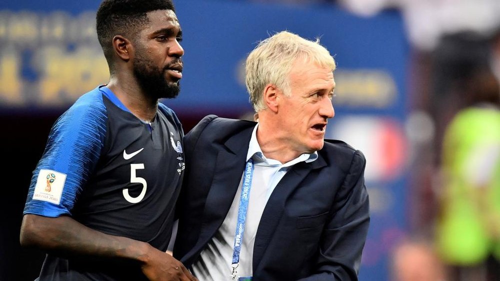 Umtiti est blessé. Goal