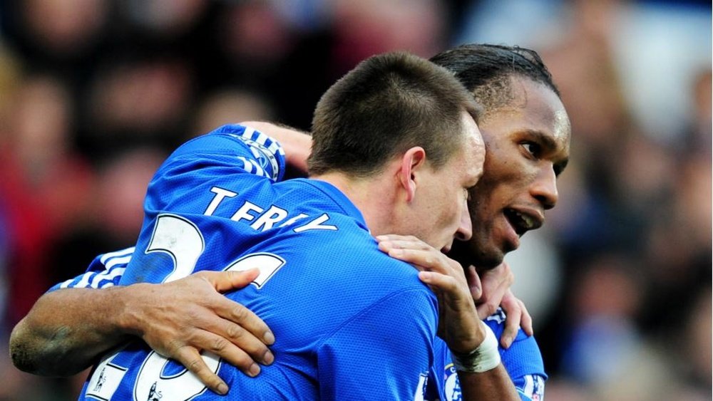 Terry says he hated playing against Didier Drogba in training for Chelsea. GOAL
