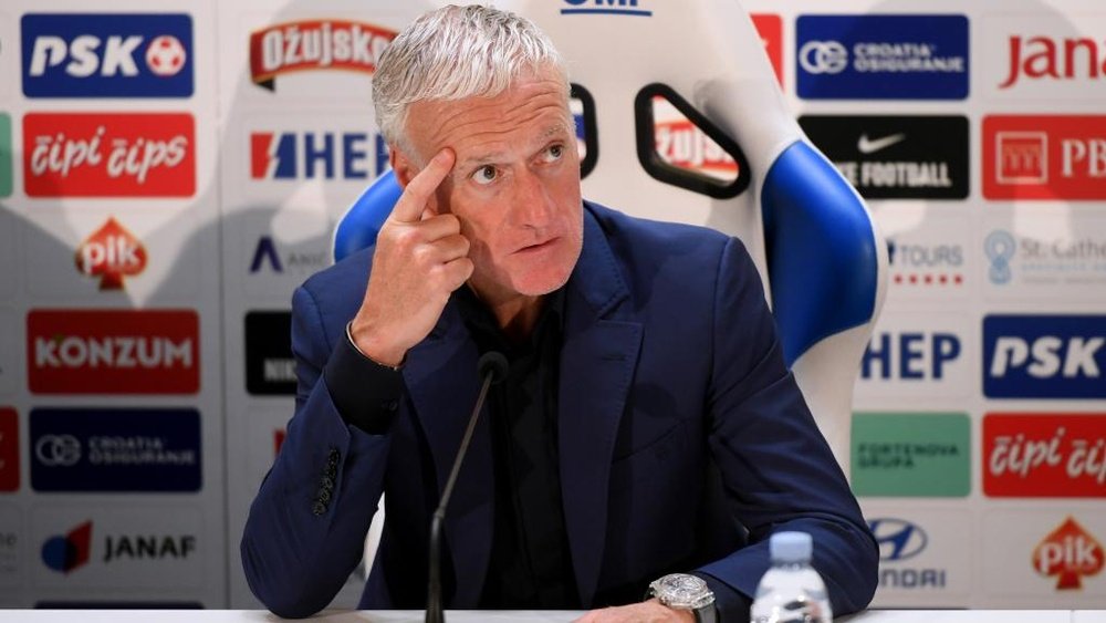 France boss Deschamps wants more answers after Croatia draw. AFP