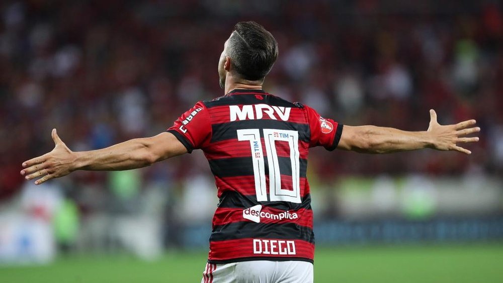Diego Flamengo Vitoria Brasileirao Serie A. Goal
