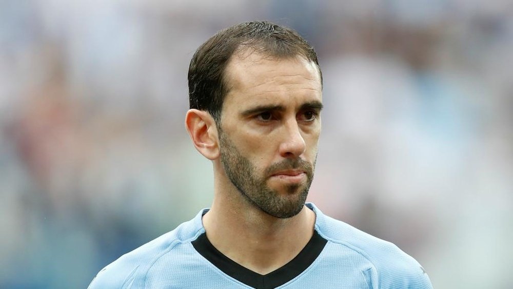 Diego Godín made history on Monday. GOAL