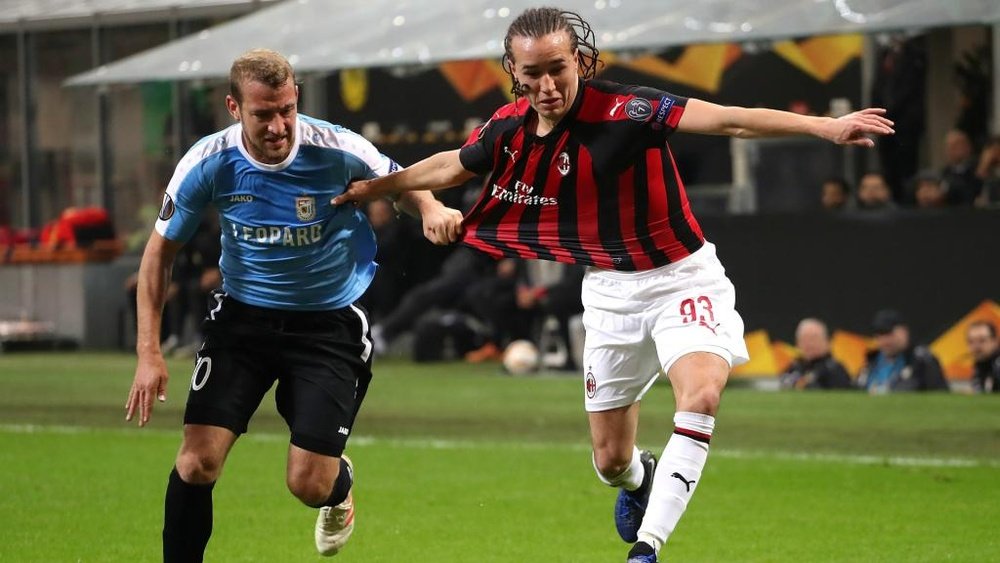 Diego Laxalt Milan Dudelange Europa League