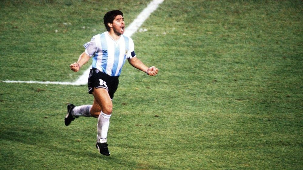Hernan Crespo was in tears when remembering Diego Maradona. GOAL