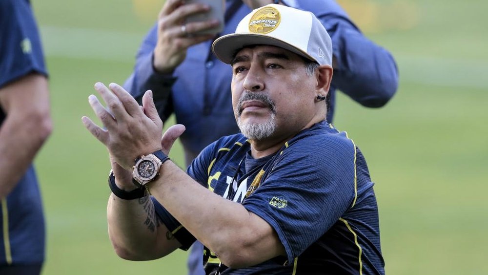 Diego Maradona has returned to management in the Mexican second tier. GOAL