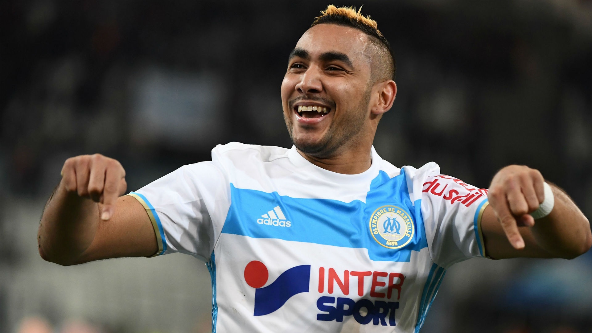 Dimitri Payet, lors d'un match de Ligue 1 entre Marseille et Guingamp. AFP