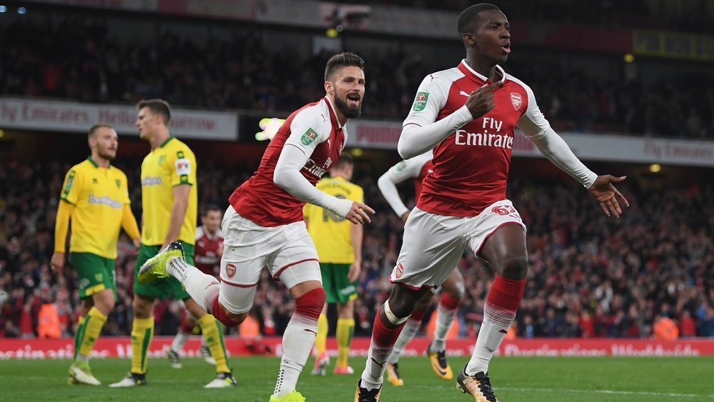 He's not afraid – Wenger praises Nketiah