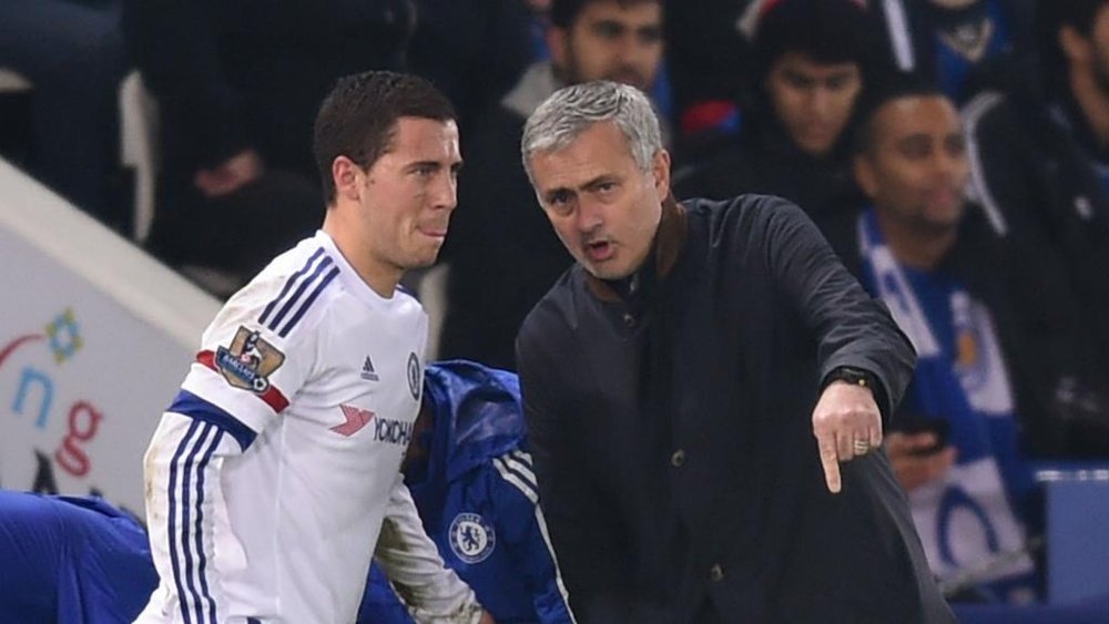 Hazard insists he would love to work with Jose Mourinho again. GOAL