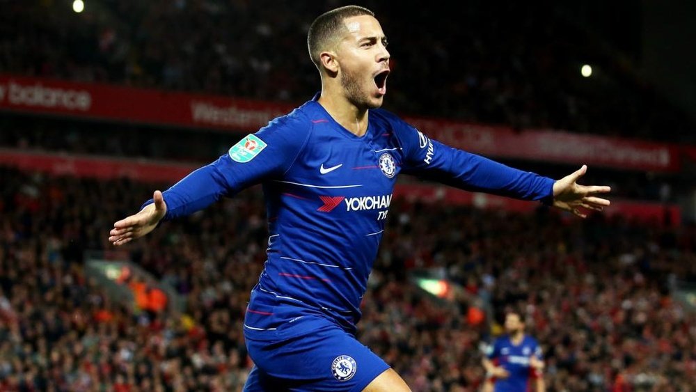 Hazard missed the game against Burnley on Sunday. GOAL