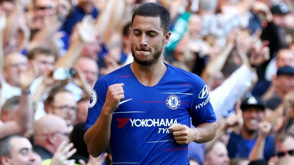 Hazard bagged the second. GOAL