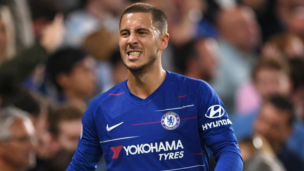 Hazard insists he is content to remain at Chelsea until at least the end of the season. GOAL