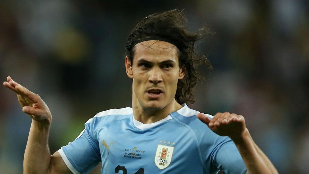 Cavani scored once again for Uruguay against Chile on Monday. GOAL
