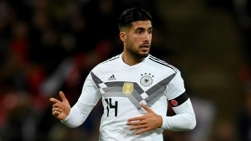 Emre Can pictured against England at Wembley. GOAL