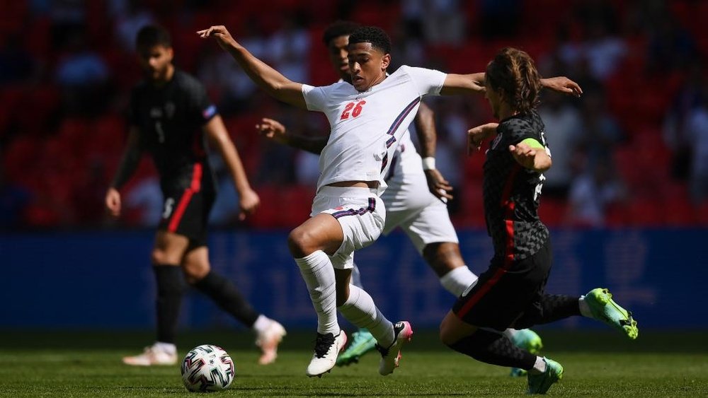 Jude Bellingham came off the bench for England against Croatia. AFP