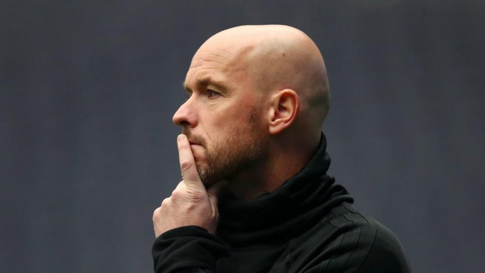 Erik ten Hag has had a superb season with Ajax. GOAL