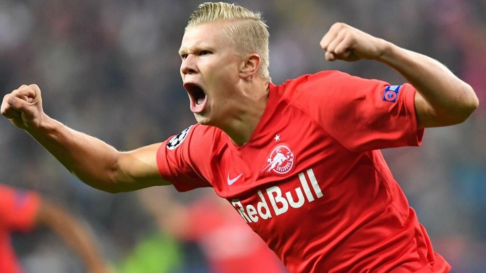 Erling Haaland's father says his son would like to play in England one day. GOAL