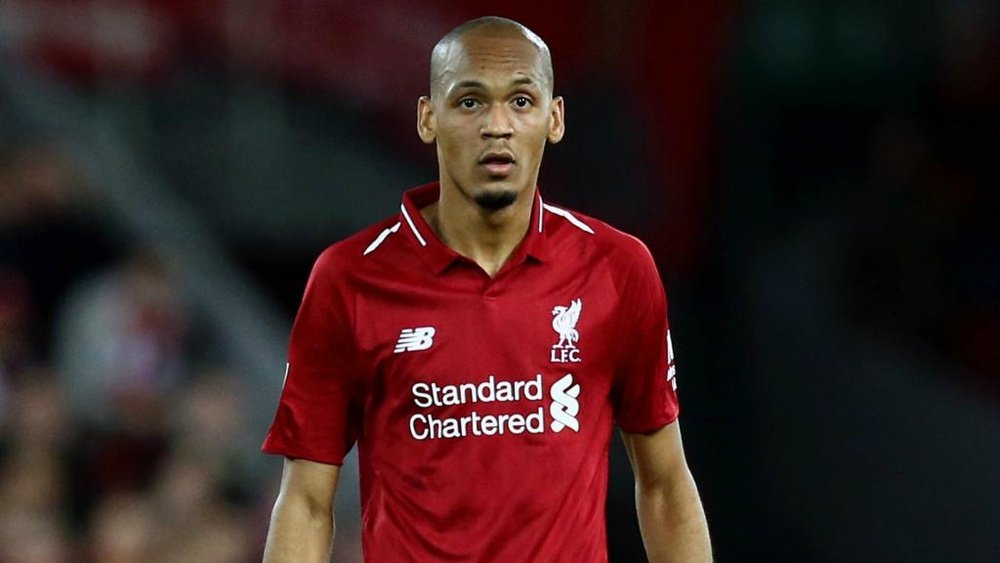 Fabinho spoke of his first year as a Liverpool player. GOAL