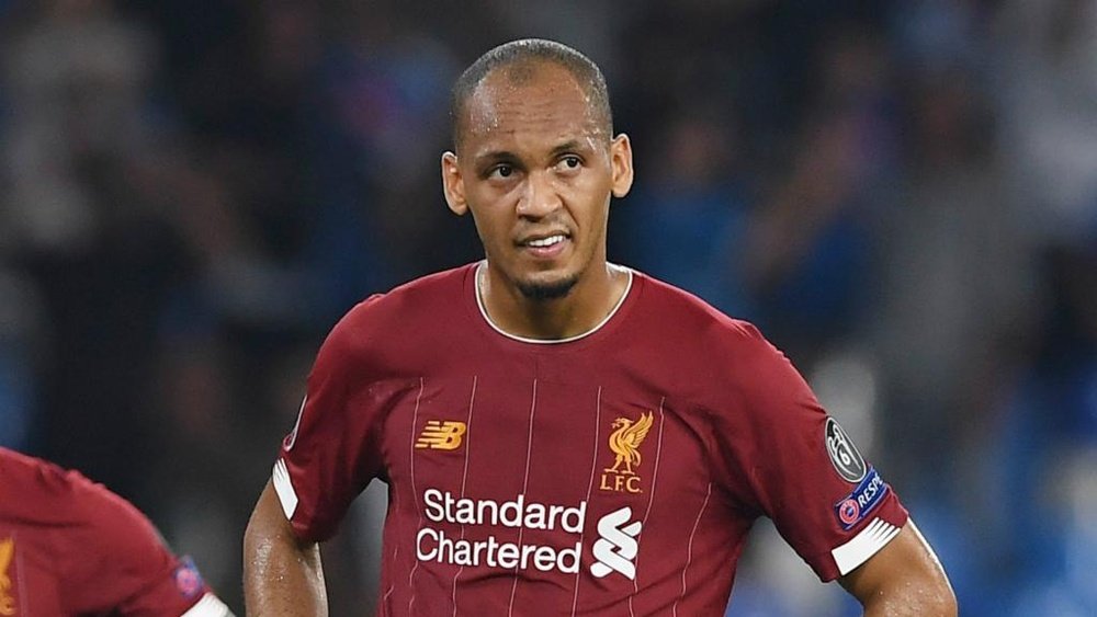 Klopp is concerned over the injury Fabinho picked up v Napoli. GOAL