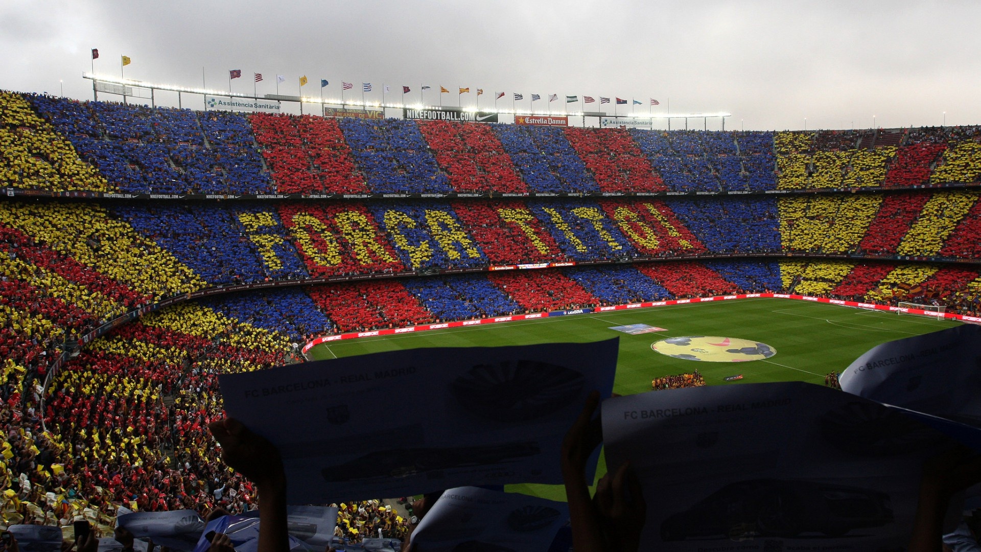 FC Barcelona Real Madrid CF Camp Nou 2013-14 La Liga Tito Vilanova Tifo 26102013