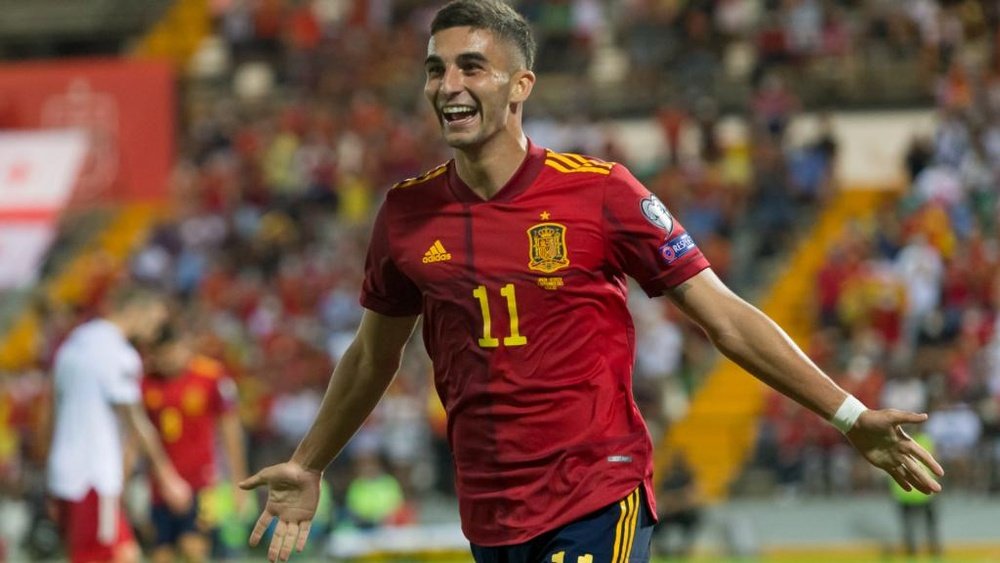 Ferran Torres scored as Spain beat Georgia 4-0. GOAL
