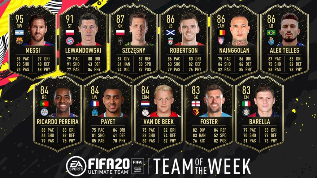 TOTW has been announced. GOAL