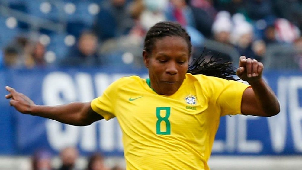 Formiga is playing in her 7th World Cup for Brazil. GOAL