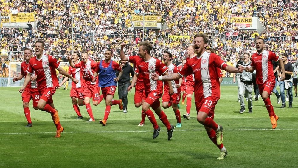 Fortuna will return to the Bundesliga. GOAL