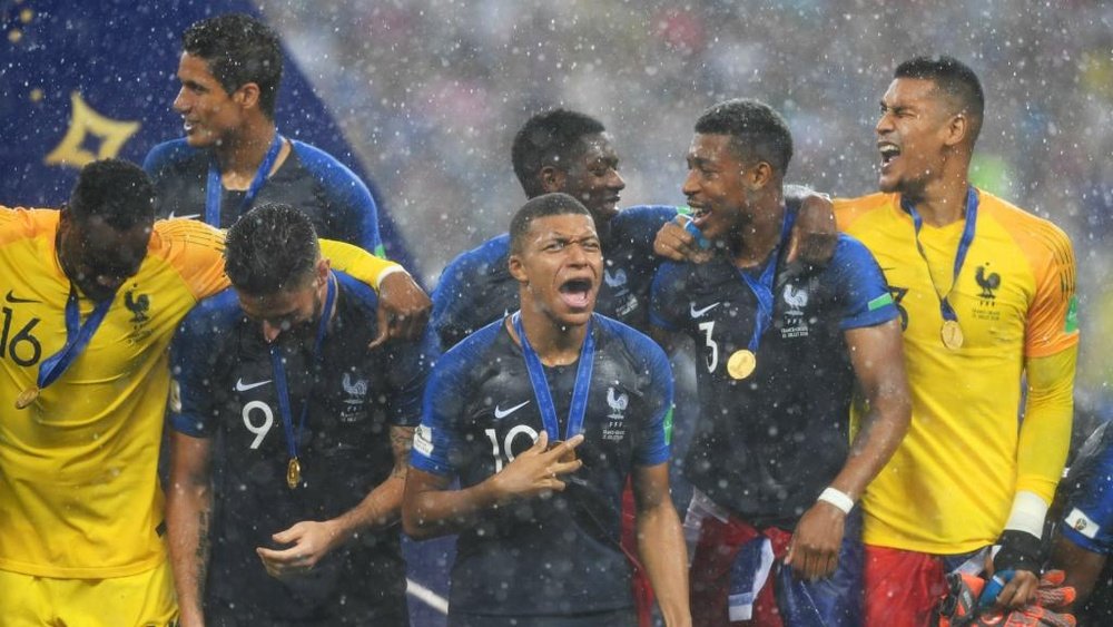 France won in Moscow. GOAL