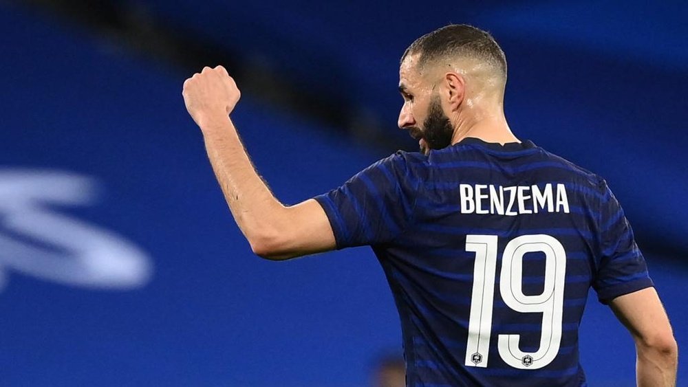 Benzema is in fine form going into the Swiss game. GOAL