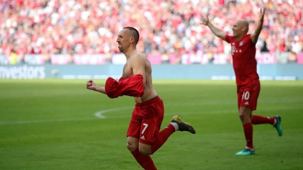 Franck Ribery and Arjen Robben were both on the scoresheet for Bayern. GOAL