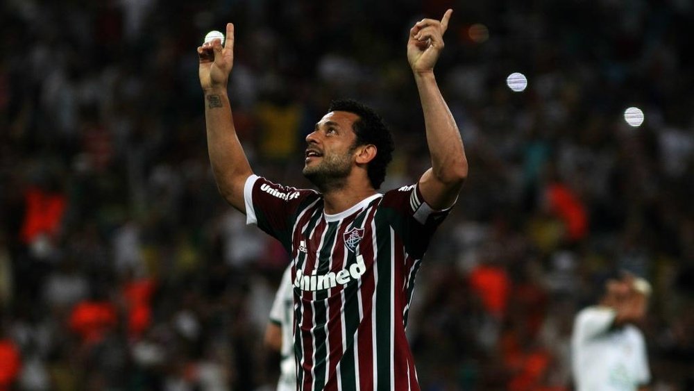 Torcida do Fluminense se anima com Fred. Goal