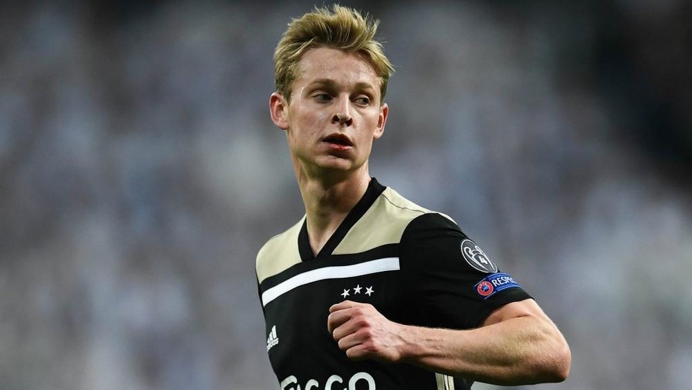 Frenkie de Jong is unlikely to feature in Ajax's clash with Juve