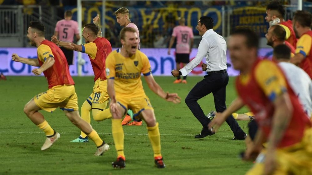 Frosinone were promoted to Serie A. GOAL