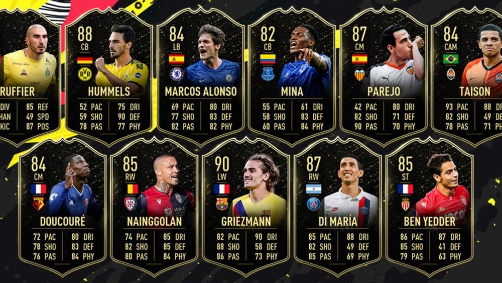FIFA 20: Griezmann and Di Maria star in FUT Team of the Week. GOAL