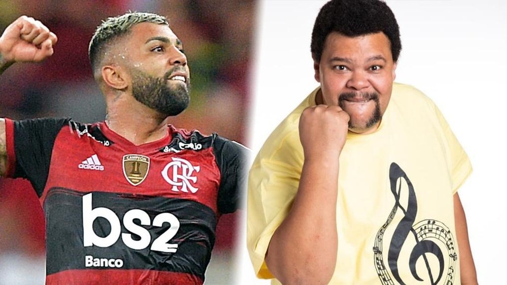 Gabigol e Babu fazem 'mágica' com álcool em gel do Flamengo; veja. Goal