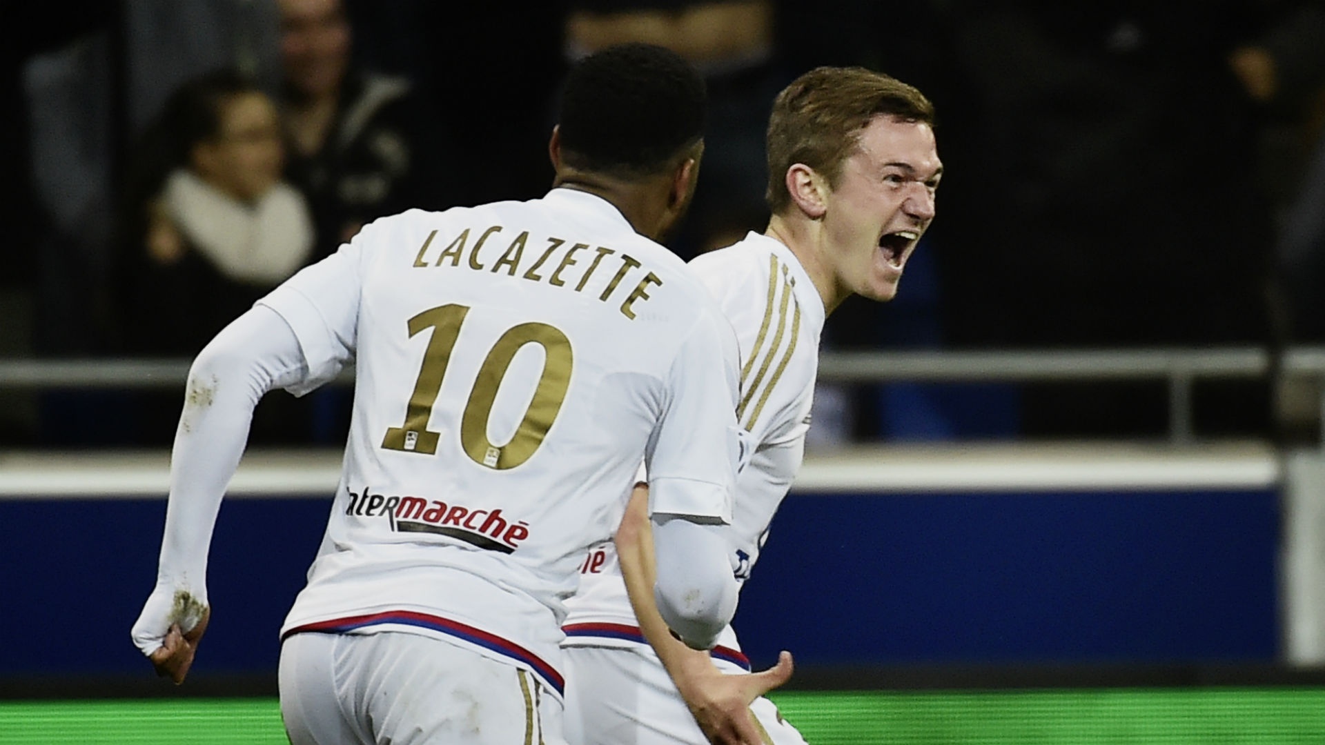 Gaëtan Perrin lors d'un match avec l'OL. Goal